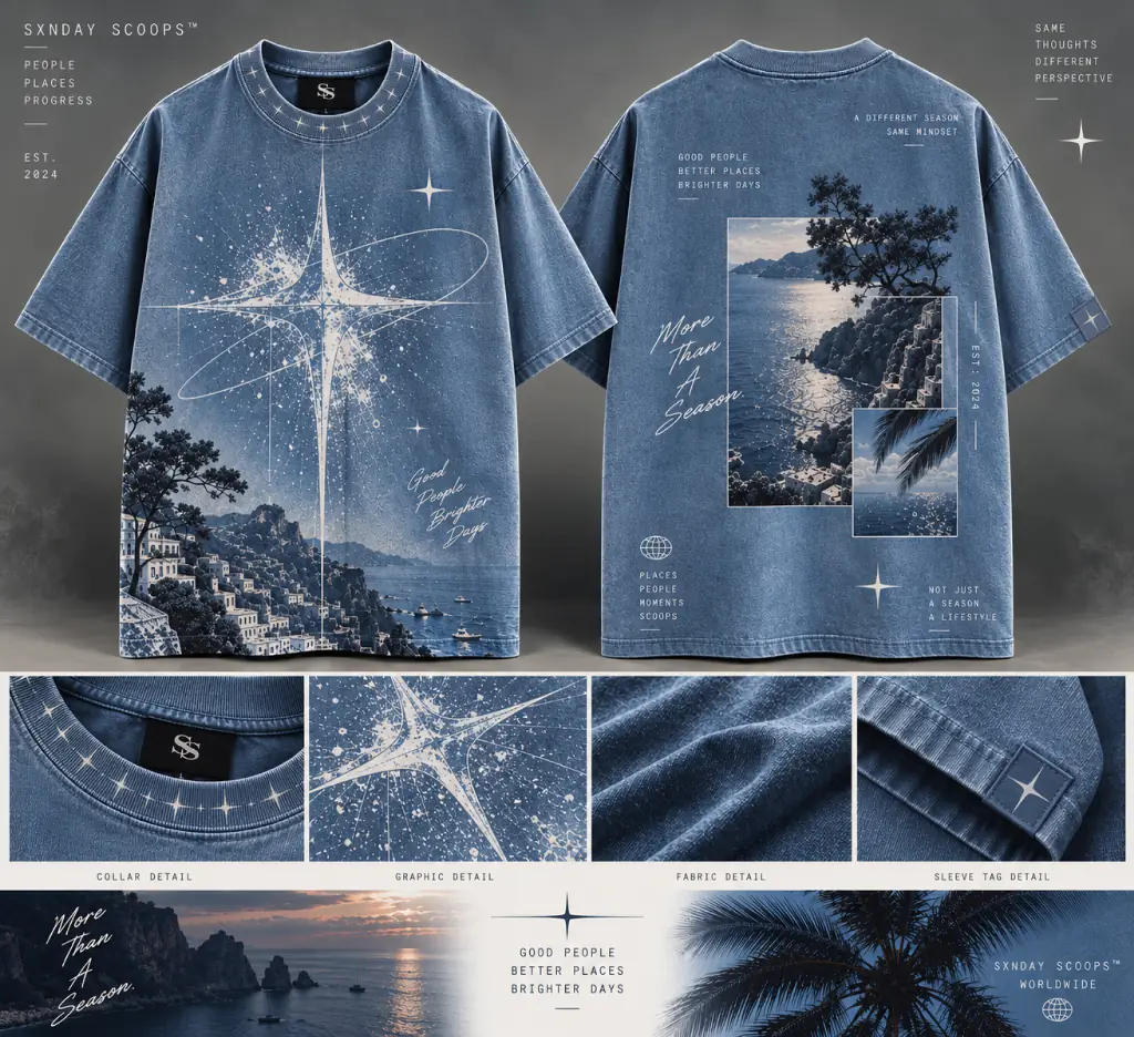 Coastal Blue Tee